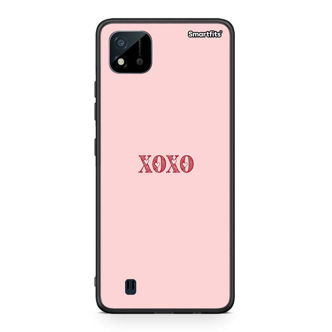 Realme C11 2021 XOXO Love θήκη από τη Smartfits με σχέδιο στο πίσω μέρος και μαύρο περίβλημα | Smartphone case with colorful back and black bezels by Smartfits
