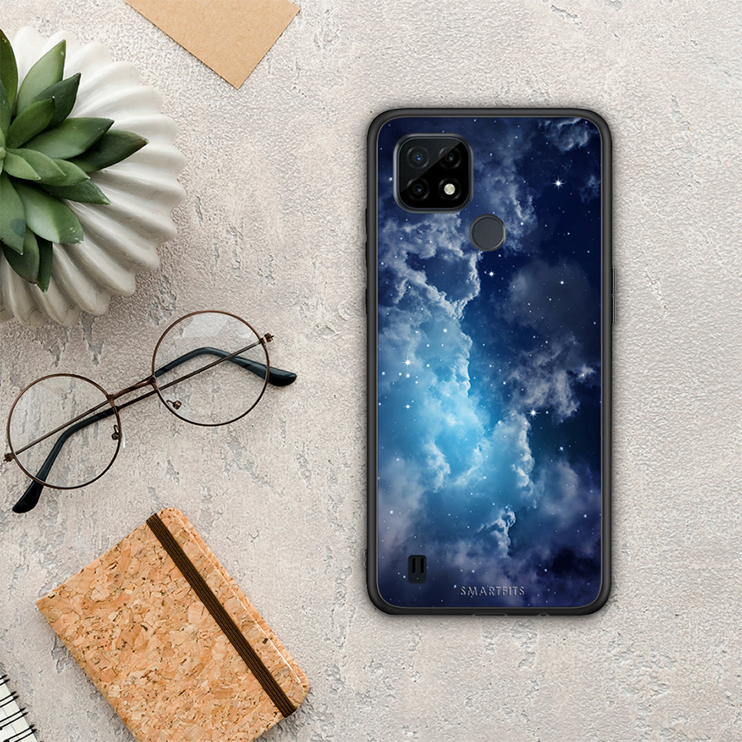 Galactic Blue Sky - Realme C21 θήκη