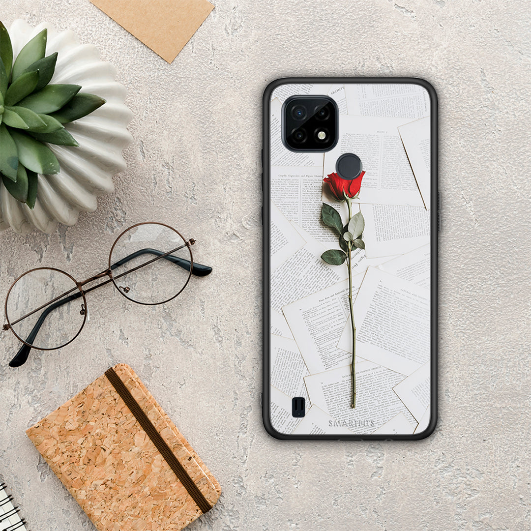 Red Rose - Realme C21 θήκη