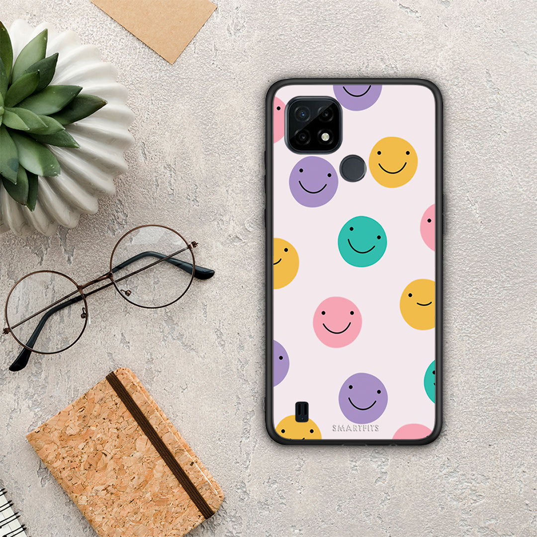 Smiley Faces - Realme C21 θήκη