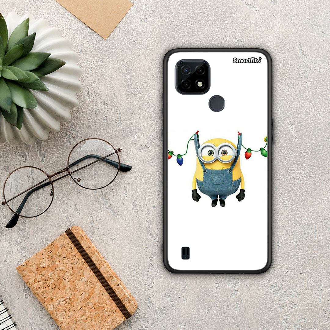 Xmas Minion Lights - Realme C21 θήκη
