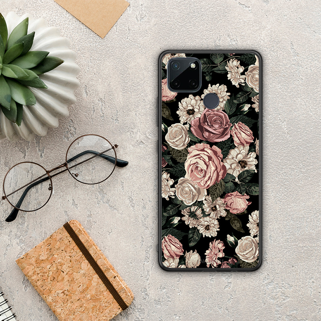 Flower Wild Roses - Realme C21Y / C25Y / 7i (Global) θήκη