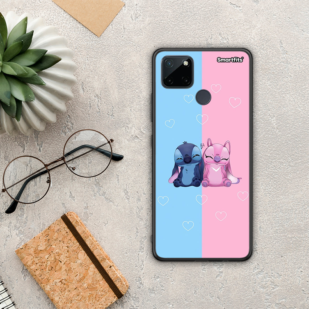Stitch And Angel - Realme C21Y / C25Y / 7i (Global) θήκη