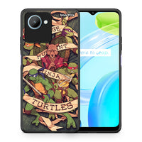 Thumbnail for Θήκη Realme C30 Ninja Turtles από τη Smartfits με σχέδιο στο πίσω μέρος και μαύρο περίβλημα | Realme C30 Ninja Turtles Case with Colorful Back and Black Bezels