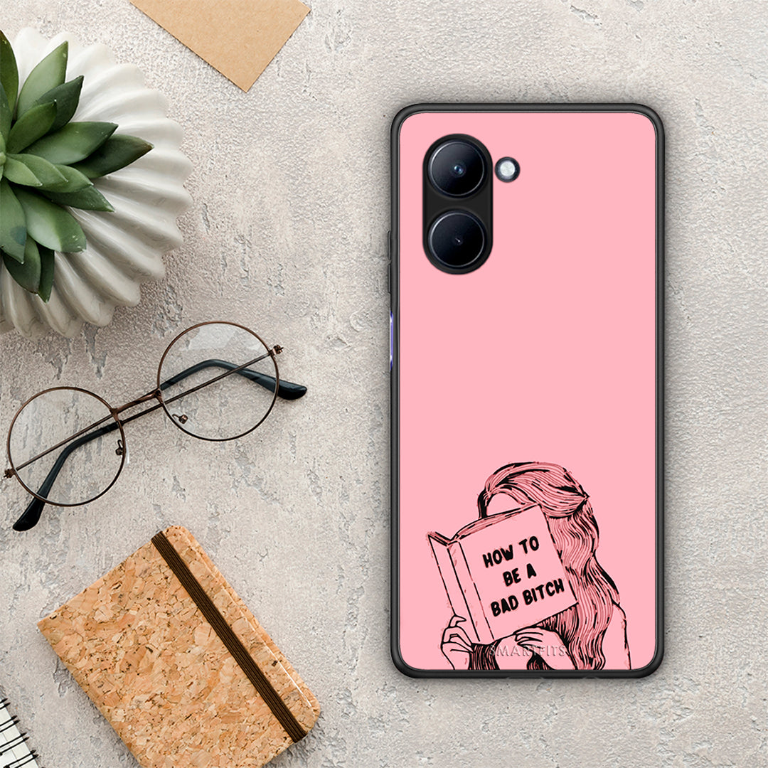 Θήκη Realme C33 Bad Bitch από τη Smartfits με σχέδιο στο πίσω μέρος και μαύρο περίβλημα | Realme C33 Bad Bitch Case with Colorful Back and Black Bezels