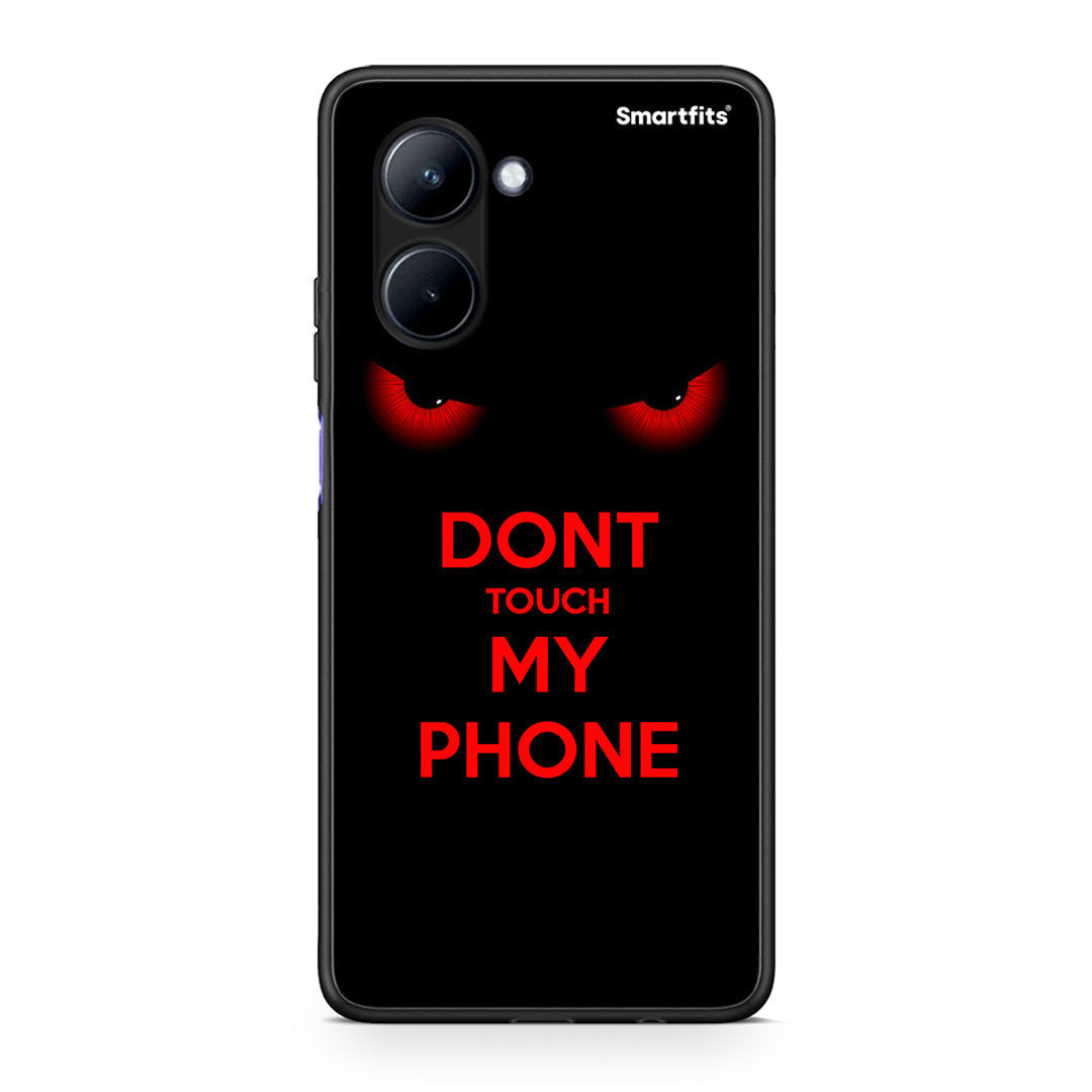 Θήκη Realme C33 Touch My Phone από τη Smartfits με σχέδιο στο πίσω μέρος και μαύρο περίβλημα | Realme C33 Touch My Phone Case with Colorful Back and Black Bezels