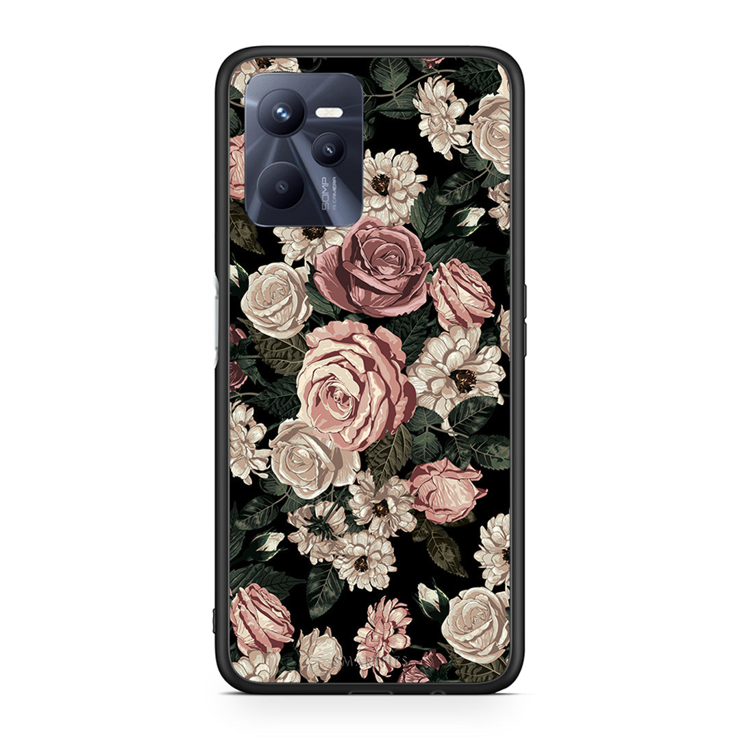 4 - Realme C35 Wild Roses Flower case, cover, bumper