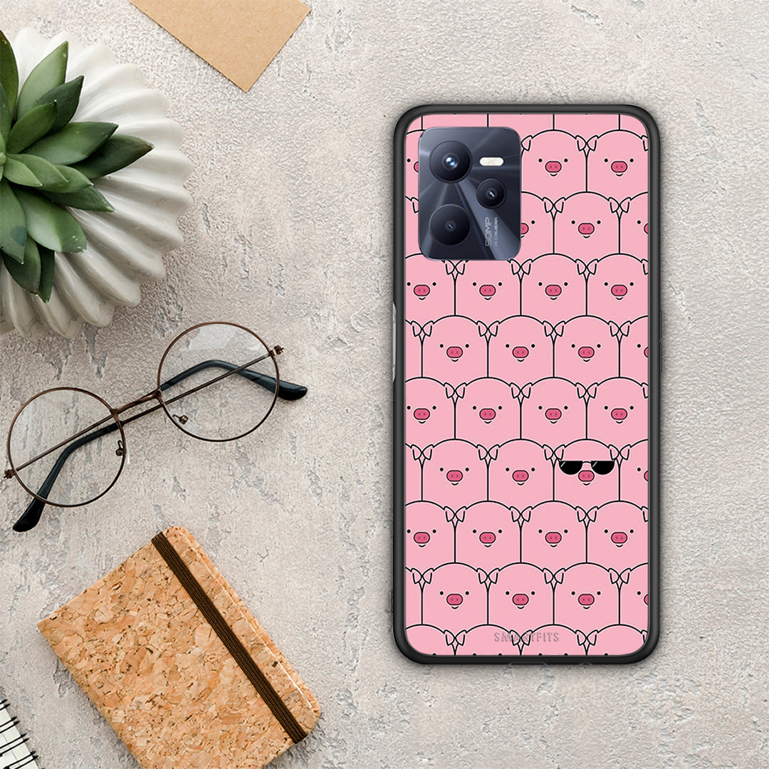 Pig Glasses - Realme C35 / Narzo 50A Prime θήκη