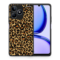 Thumbnail for Θήκη Realme C53 Leopard Animal από τη Smartfits με σχέδιο στο πίσω μέρος και μαύρο περίβλημα | Realme C53 Leopard Animal case with colorful back and black bezels