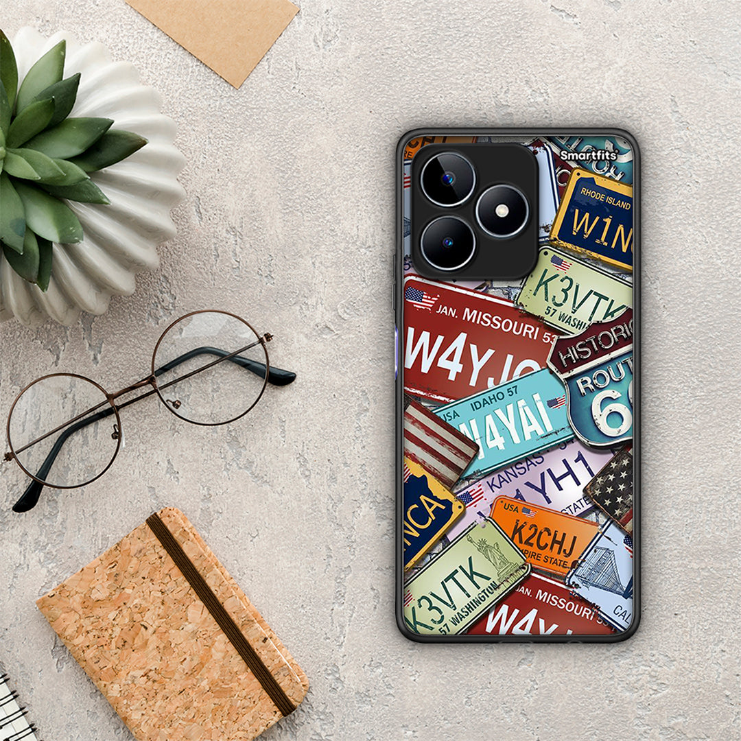 Car Plates - Realme C53 θήκη