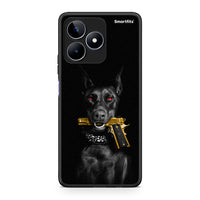 Thumbnail for Realme C53 Golden Gun Θήκη Αγίου Βαλεντίνου από τη Smartfits με σχέδιο στο πίσω μέρος και μαύρο περίβλημα | Smartphone case with colorful back and black bezels by Smartfits