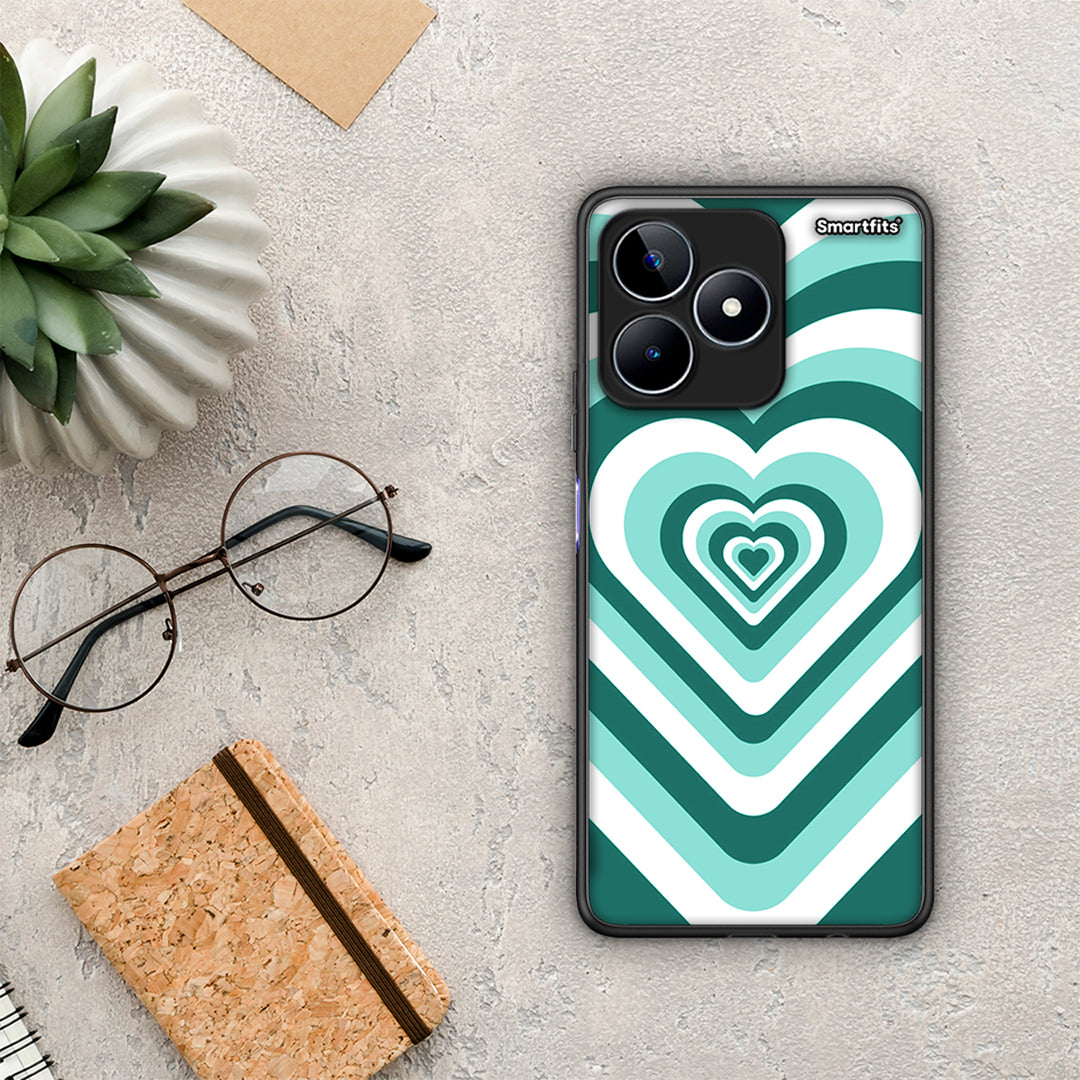 Green Hearts - Realme C53 θήκη