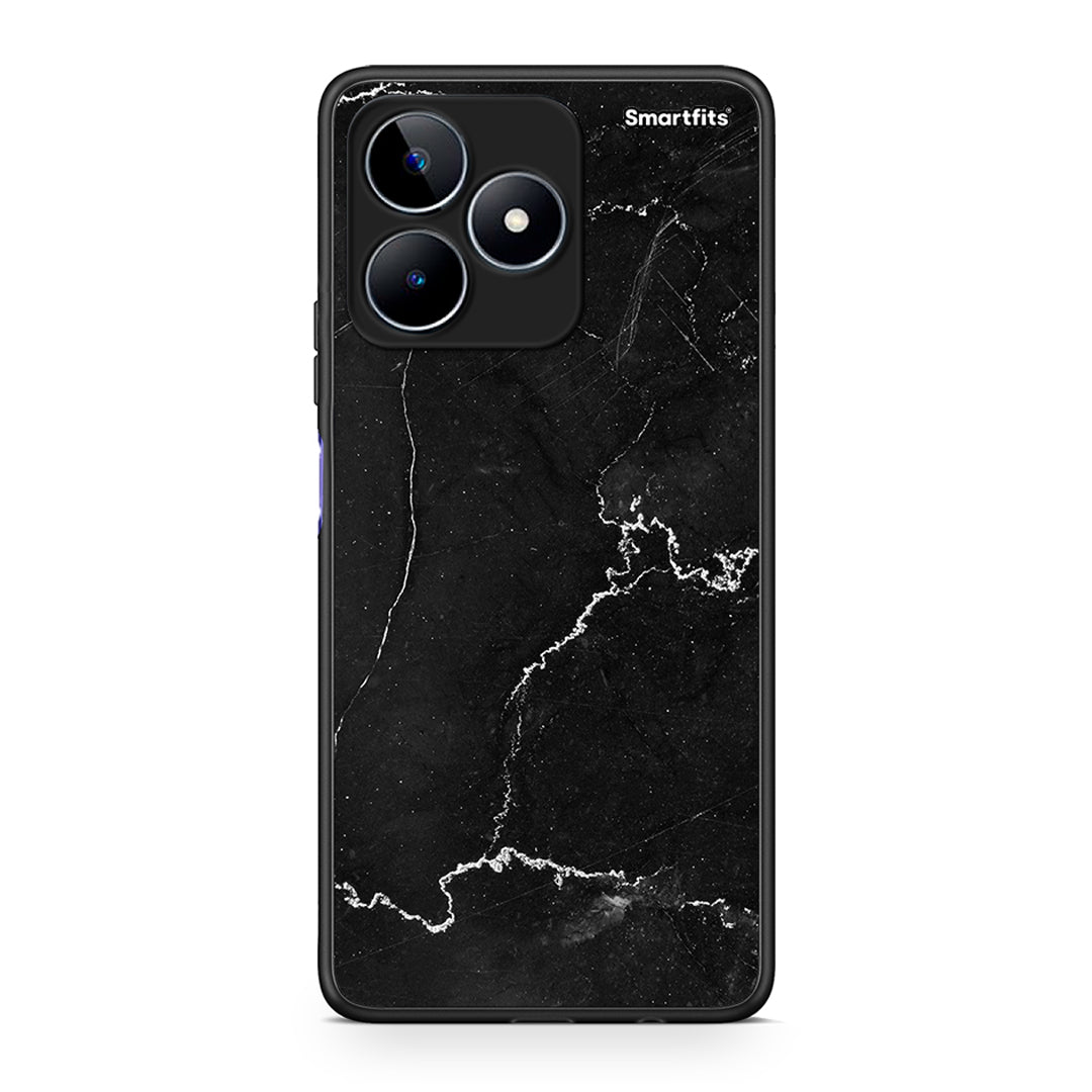 Realme C53 Marble Black θήκη από τη Smartfits με σχέδιο στο πίσω μέρος και μαύρο περίβλημα | Smartphone case with colorful back and black bezels by Smartfits