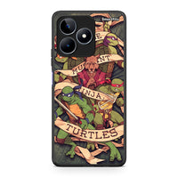 Thumbnail for Realme C53 Ninja Turtles θήκη από τη Smartfits με σχέδιο στο πίσω μέρος και μαύρο περίβλημα | Smartphone case with colorful back and black bezels by Smartfits