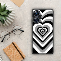 Thumbnail for Θήκη Realme C55 Dual Black Hearts από τη Smartfits με σχέδιο στο πίσω μέρος και μαύρο περίβλημα | Realme C55 Dual Black Hearts Case with Colorful Back and Black Bezels