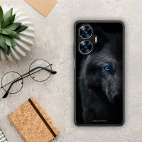 Thumbnail for Θήκη Realme C55 Dual Dark Wolf από τη Smartfits με σχέδιο στο πίσω μέρος και μαύρο περίβλημα | Realme C55 Dual Dark Wolf Case with Colorful Back and Black Bezels