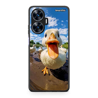 Thumbnail for Θήκη Realme C55 Dual Duck Face από τη Smartfits με σχέδιο στο πίσω μέρος και μαύρο περίβλημα | Realme C55 Dual Duck Face Case with Colorful Back and Black Bezels
