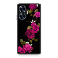 Thumbnail for Θήκη Realme C55 Dual Flower Red Roses από τη Smartfits με σχέδιο στο πίσω μέρος και μαύρο περίβλημα | Realme C55 Dual Flower Red Roses Case with Colorful Back and Black Bezels