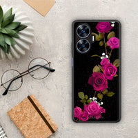 Thumbnail for Θήκη Realme C55 Dual Flower Red Roses από τη Smartfits με σχέδιο στο πίσω μέρος και μαύρο περίβλημα | Realme C55 Dual Flower Red Roses Case with Colorful Back and Black Bezels