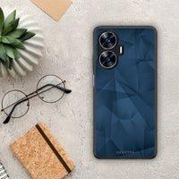 Thumbnail for Θήκη Realme C55 Dual Geometric Blue Abstract από τη Smartfits με σχέδιο στο πίσω μέρος και μαύρο περίβλημα | Realme C55 Dual Geometric Blue Abstract Case with Colorful Back and Black Bezels