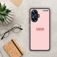 Thumbnail for Θήκη Realme C55 Dual XOXO Love από τη Smartfits με σχέδιο στο πίσω μέρος και μαύρο περίβλημα | Realme C55 Dual XOXO Love Case with Colorful Back and Black Bezels