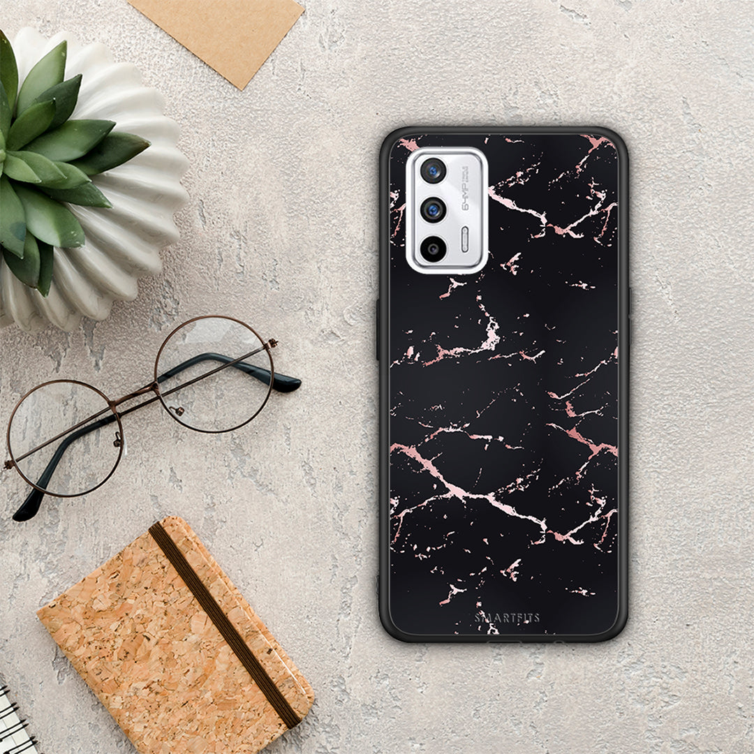 Marble Black Rosegold - Realme GT θήκη