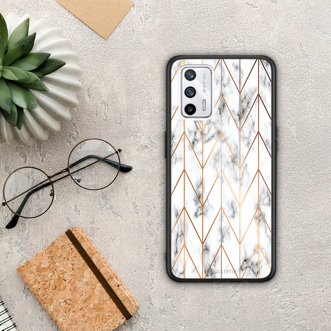Marble Gold Geometric - Realme GT θήκη