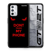 Thumbnail for Θήκη Realme GT Touch My Phone από τη Smartfits με σχέδιο στο πίσω μέρος και μαύρο περίβλημα | Realme GT Touch My Phone case with colorful back and black bezels