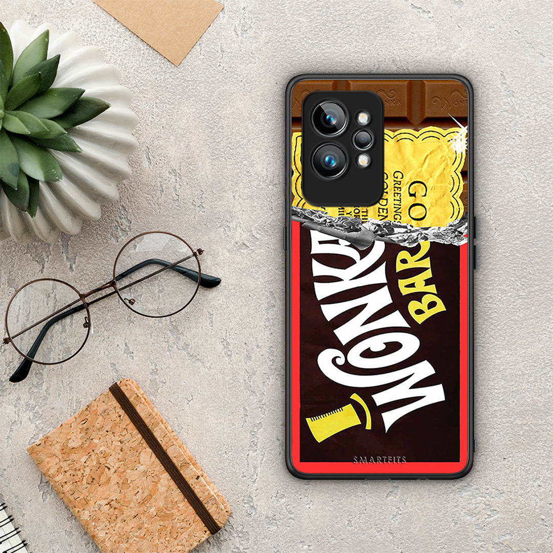 Θήκη Realme GT2 Pro Golden Ticket από τη Smartfits με σχέδιο στο πίσω μέρος και μαύρο περίβλημα | Realme GT2 Pro Golden Ticket Case with Colorful Back and Black Bezels