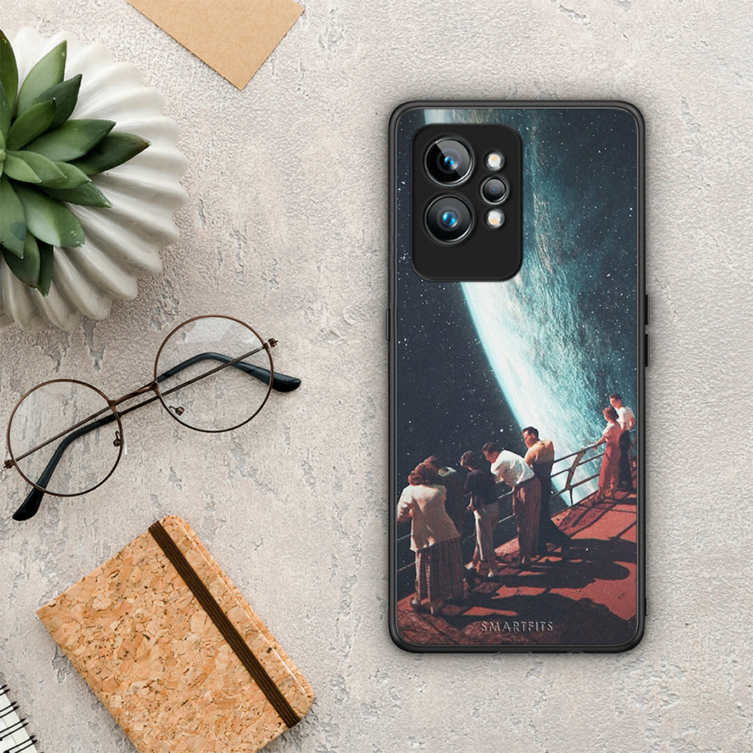 Θήκη Realme GT2 Surreal View από τη Smartfits με σχέδιο στο πίσω μέρος και μαύρο περίβλημα | Realme GT2 Surreal View Case with Colorful Back and Black Bezels
