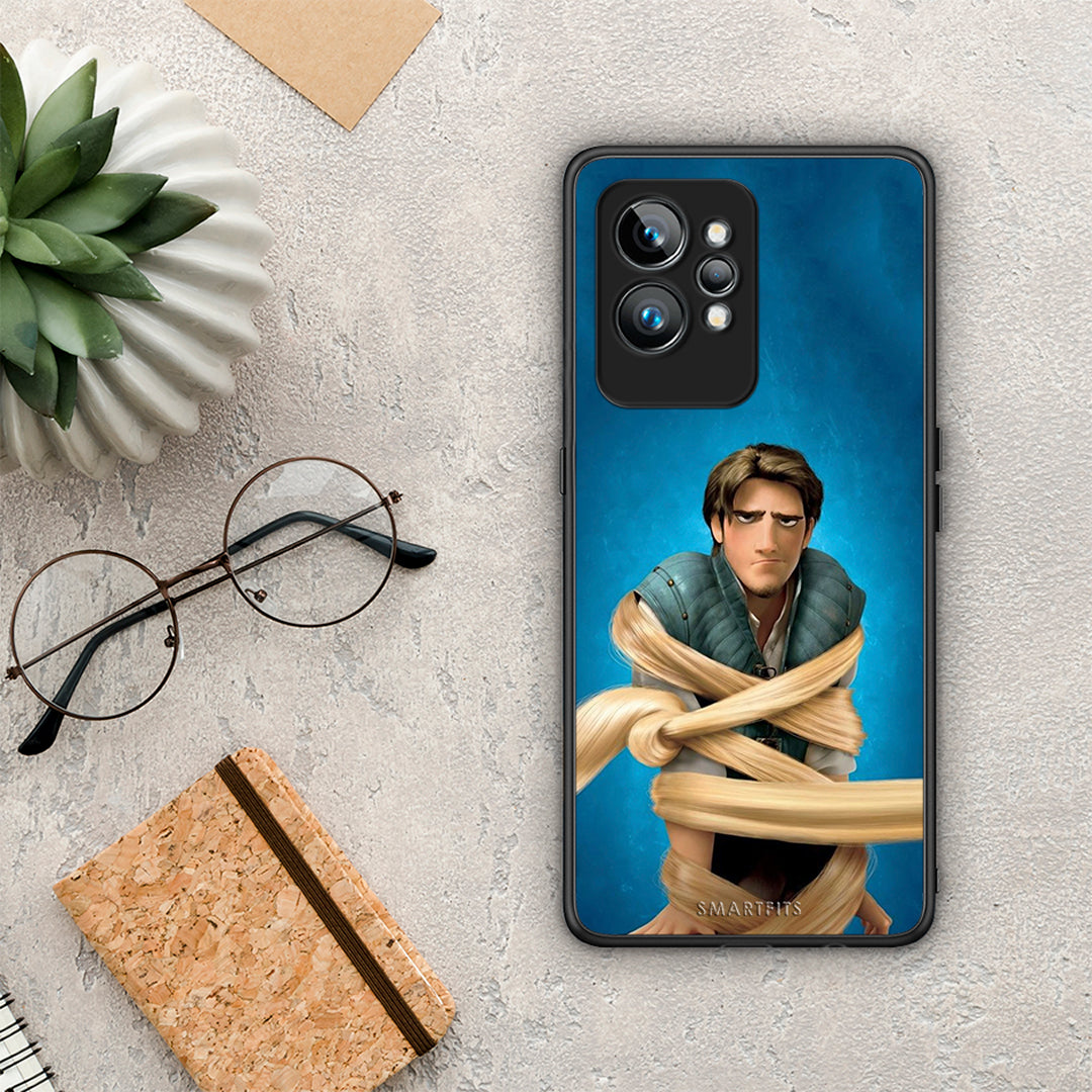 Θήκη Realme GT2 Tangled 1 από τη Smartfits με σχέδιο στο πίσω μέρος και μαύρο περίβλημα | Realme GT2 Tangled 1 Case with Colorful Back and Black Bezels