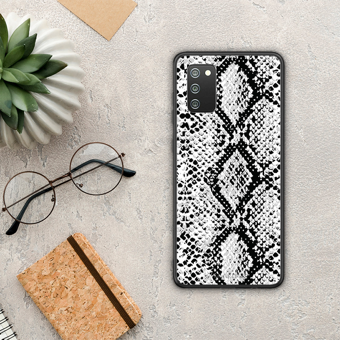 Animal White Snake - Samsung Galaxy A02s / M02s / F02s θήκη