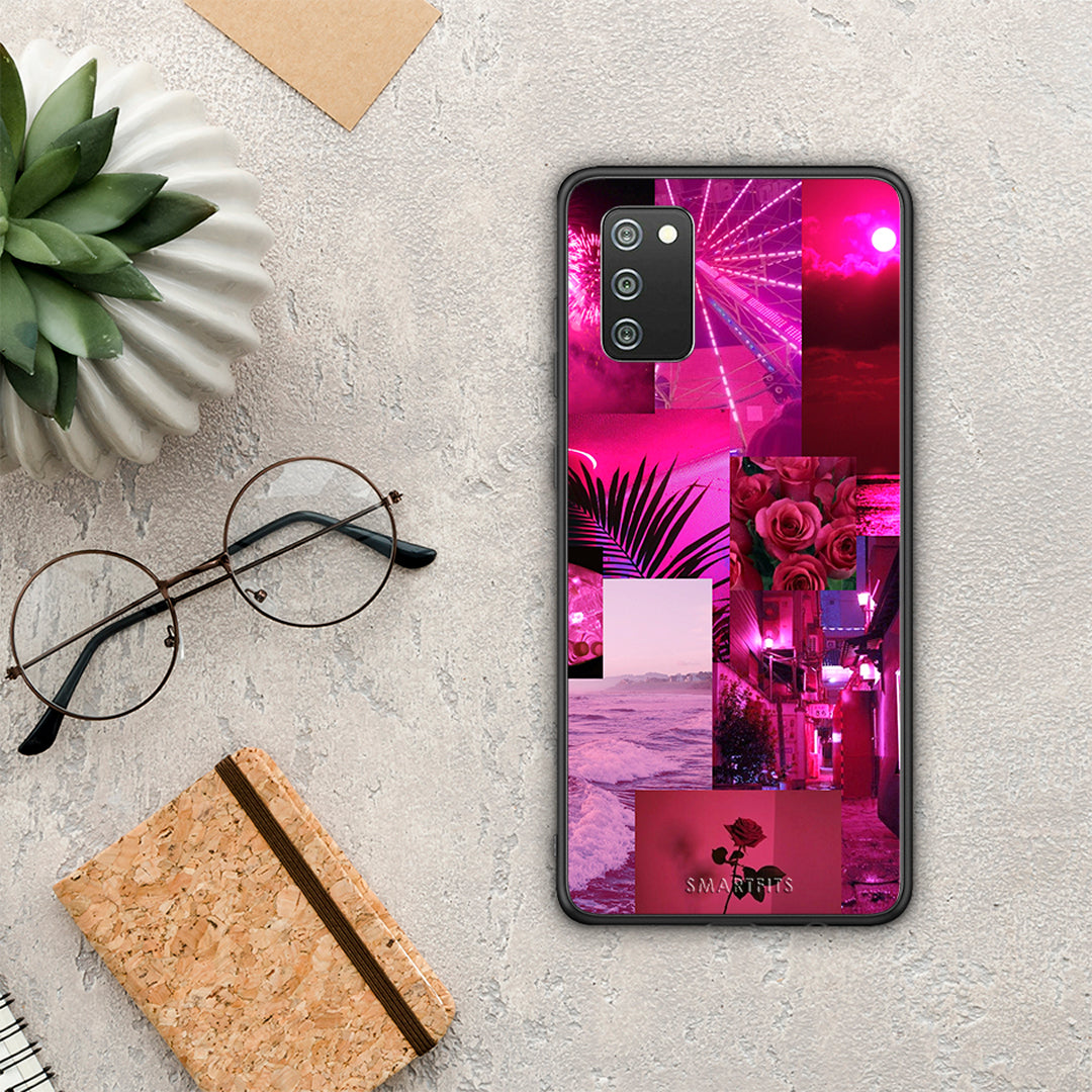 Collage Red Roses - Samsung Galaxy A02s / M02s / F02s θήκη