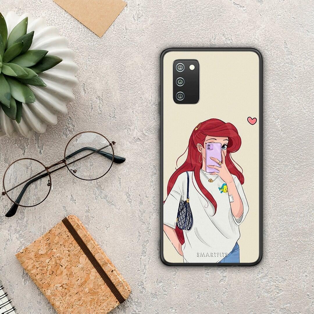 Walking Mermaid - Samsung Galaxy A02s / M02s / F02s θήκη