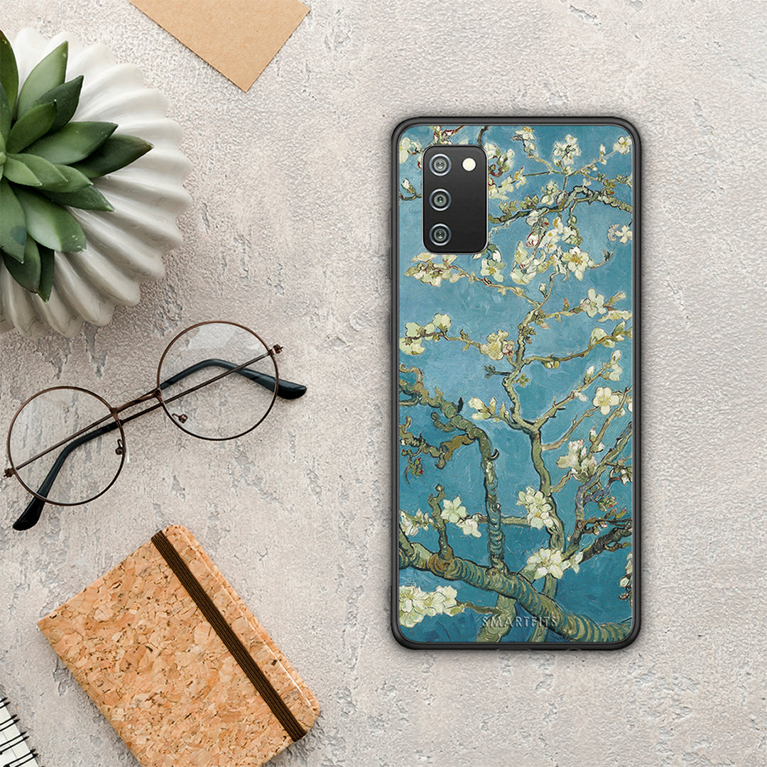 White Blossoms - Samsung Galaxy A02s / M02s / F02s θήκη