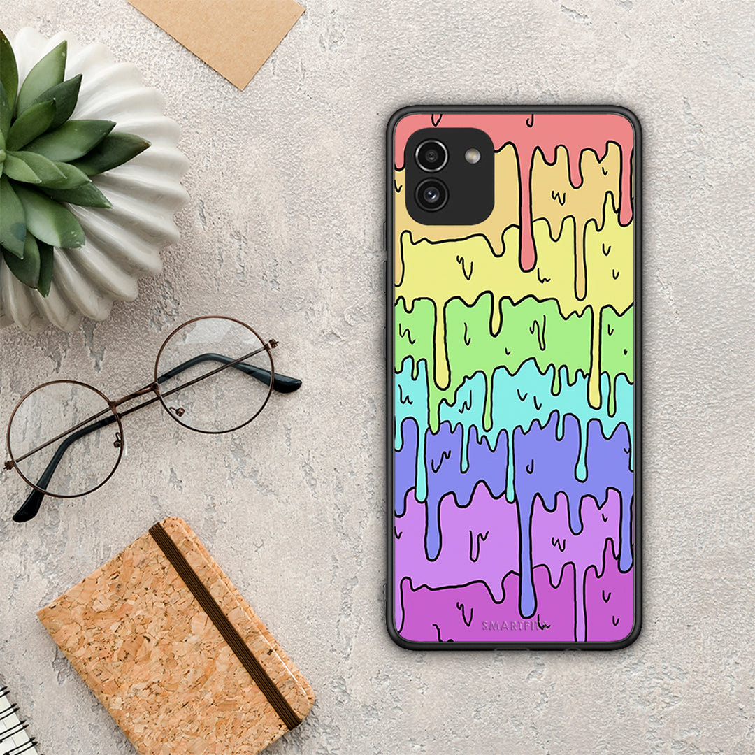 Melting Rainbow - Samsung Galaxy A03 θήκη