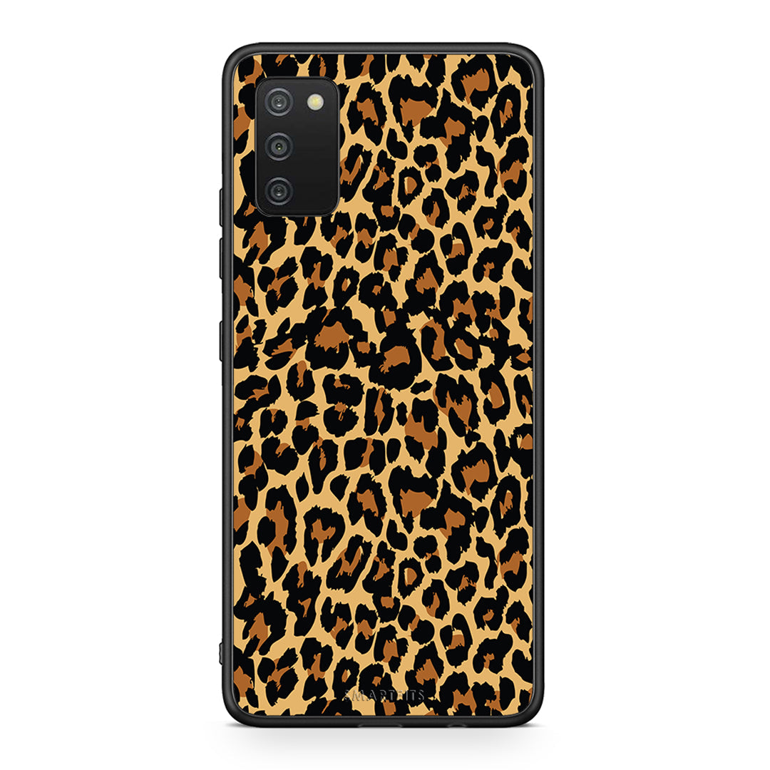 21 - Samsung A03s Leopard Animal case, cover, bumper
