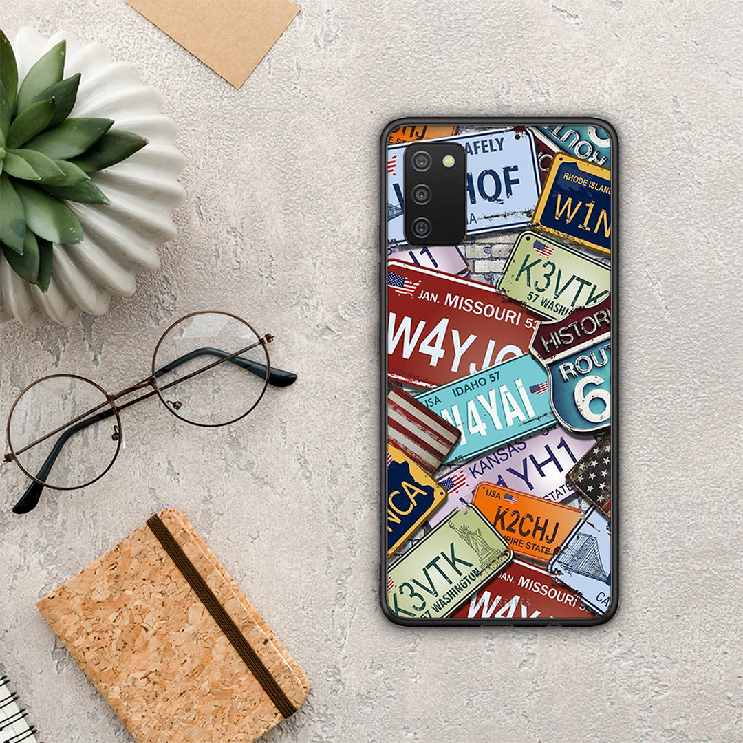 Car Plates - Samsung Galaxy A03s θήκη