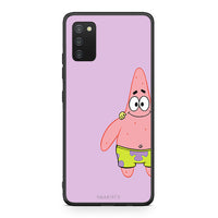 Thumbnail for Samsung A03s Friends Patrick θήκη από τη Smartfits με σχέδιο στο πίσω μέρος και μαύρο περίβλημα | Smartphone case with colorful back and black bezels by Smartfits
