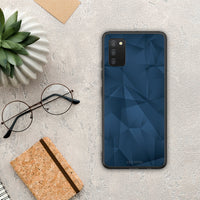 Thumbnail for Geometric Blue Abstract - Samsung Galaxy A03s θήκη
