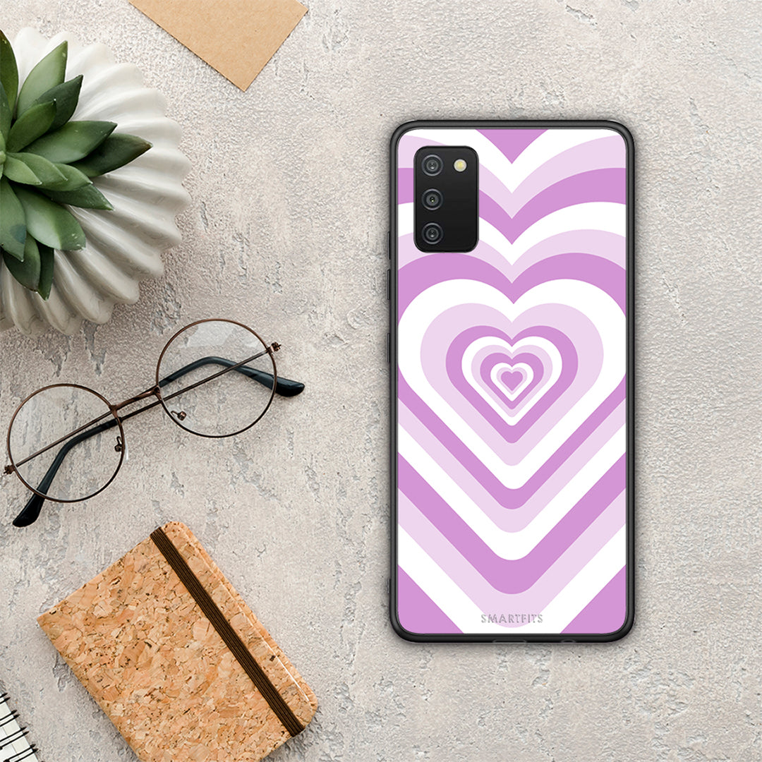 Lilac Hearts - Samsung Galaxy A03s θήκη