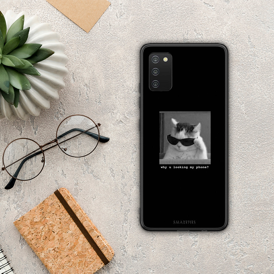 Meme Cat - Samsung Galaxy A03s θήκη