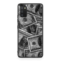 Thumbnail for Samsung A03s Money Dollars θήκη από τη Smartfits με σχέδιο στο πίσω μέρος και μαύρο περίβλημα | Smartphone case with colorful back and black bezels by Smartfits