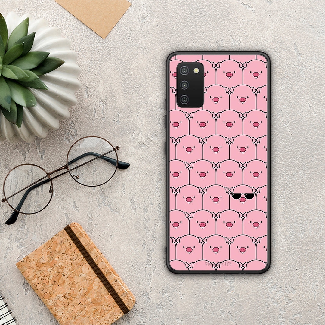 Pig Glasses - Samsung Galaxy A03s θήκη
