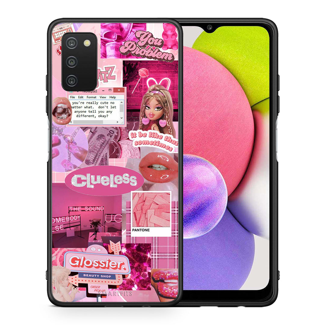 Pink Love - Samsung Galaxy A03s θήκη