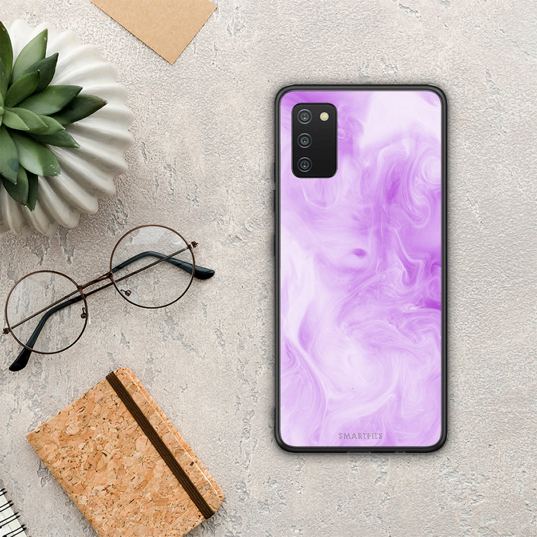 Watercolor Lavender - Samsung Galaxy A03s θήκη
