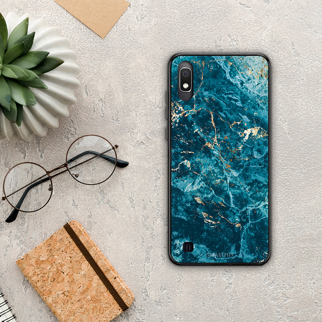 Marble Blue - Samsung Galaxy A10 θήκη
