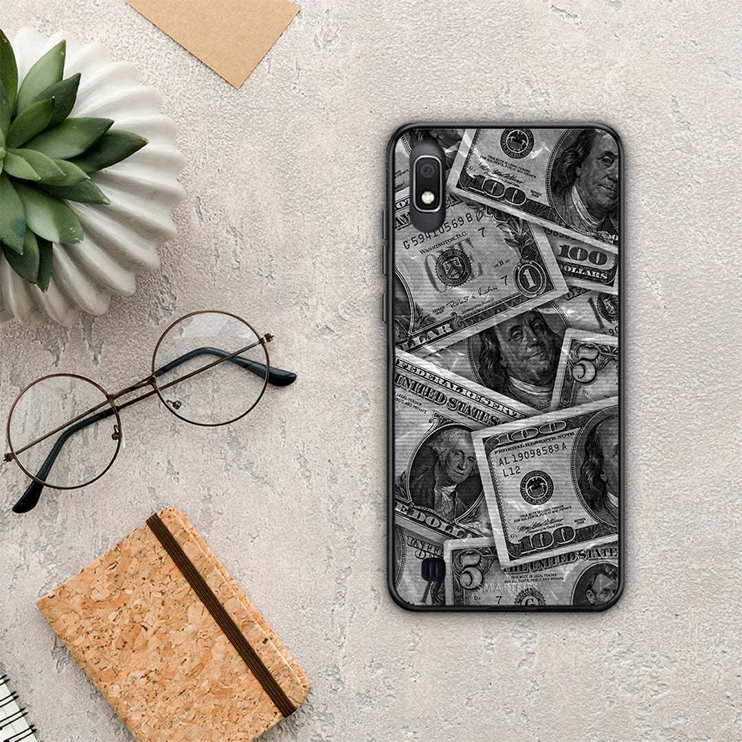 Money Dollars - Samsung Galaxy A10 θήκη