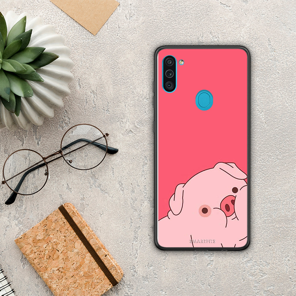 Pig Love 1 - Samsung Galaxy A11 / M11 θήκη