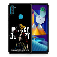 Thumbnail for Θήκη Samsung A11/M11 Pirate King από τη Smartfits με σχέδιο στο πίσω μέρος και μαύρο περίβλημα | Samsung A11/M11 Pirate King case with colorful back and black bezels